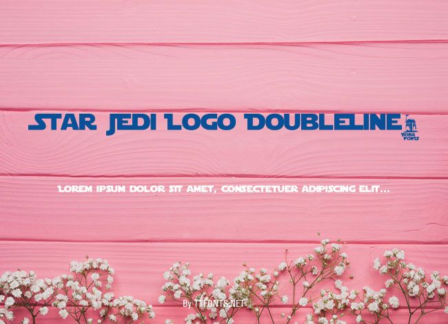Star Jedi Logo DoubleLine2 example